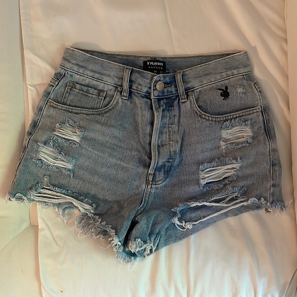 Pacsun x Playboy Jean shorts